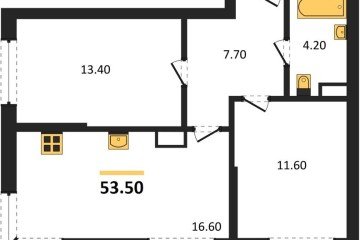 Фото №1: 2-комнатная квартира 53 м² - Краснодар, мкр. Догма Парк, ул. Марины Цветаевой, 36