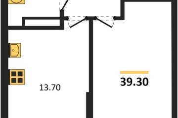 Фото №1: 1-комнатная квартира 39 м² - Краснодар, мкр. Догма Парк, ул. Марины Цветаевой, 36
