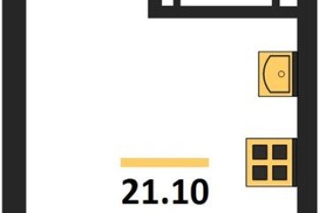 Фото №1: Студия 21 м² - Краснодар, мкр. Догма Парк, ул. Марины Цветаевой, 36