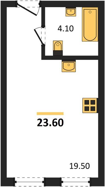 Фото №1: Студия 23 м² - Краснодар, Прикубанский внутригородской округ, мкр. Догма Парк, ул. Марины Цветаевой, 36