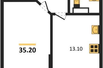 Фото №1: 1-комнатная квартира 35 м² - Краснодар, мкр. Догма Парк, ул. Марины Цветаевой, 36