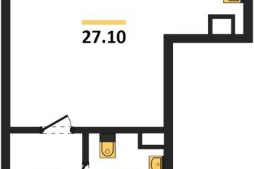Фото №1: Студия 27 м² - Краснодар, мкр. Догма Парк, ул. Марины Цветаевой, 36