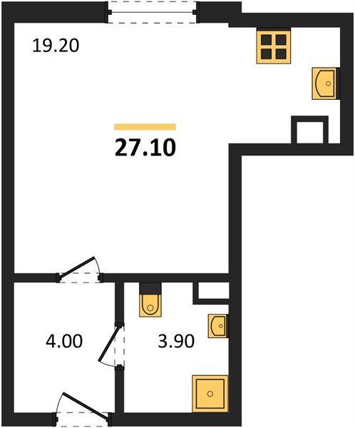 Фото №1: Студия 27 м² - Краснодар, Прикубанский внутригородской округ, мкр. Догма Парк, ул. Марины Цветаевой, 36