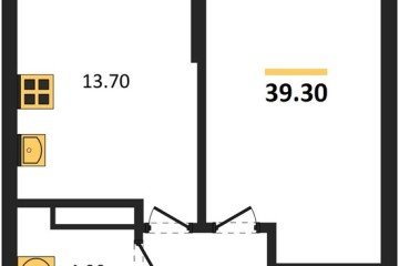Фото №1: 1-комнатная квартира 39 м² - Краснодар, мкр. Догма Парк, ул. Марины Цветаевой, 36