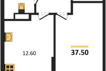 Фото №1: 1-комнатная квартира 37 м² - Краснодар, мкр. Догма Парк, ул. Марины Цветаевой, 36