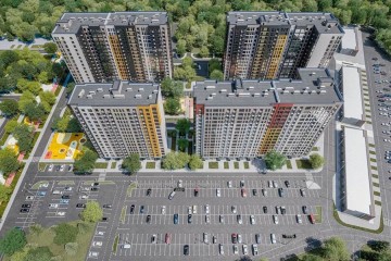 Фото №3: 2-комнатная квартира 50 м² - Яблоновский, мкр. ЖК Мегасити, 