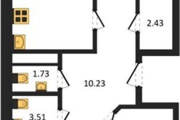 Фото №1: 3-комнатная квартира 81 м² - Майкоп, 