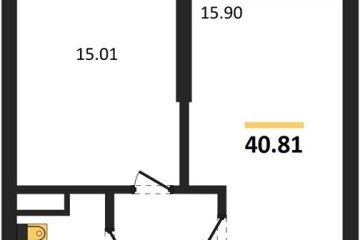 Фото №1: 1-комнатная квартира 40 м² - Майкоп, 