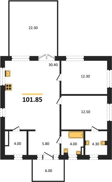 Фото №1: Коттедж 101 м² - Барнхутор, 