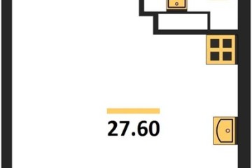 Фото №1: Студия 28 м² - Краснодар, мкр. жилой комплекс Самолёт-6, 