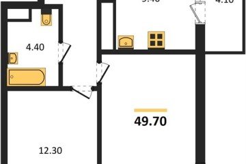 Фото №1: 2-комнатная квартира 49 м² - Краснодар, мкр. жилой комплекс Все Свои, 