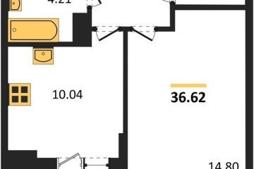 Фото №1: 1-комнатная квартира 36 м² - Краснодар, мкр. Плодородный-2, ул. Константиновская, 5лит6
