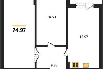 Фото №1: 2-комнатная квартира 75 м² - Краснодар, мкр. Горхутор, 