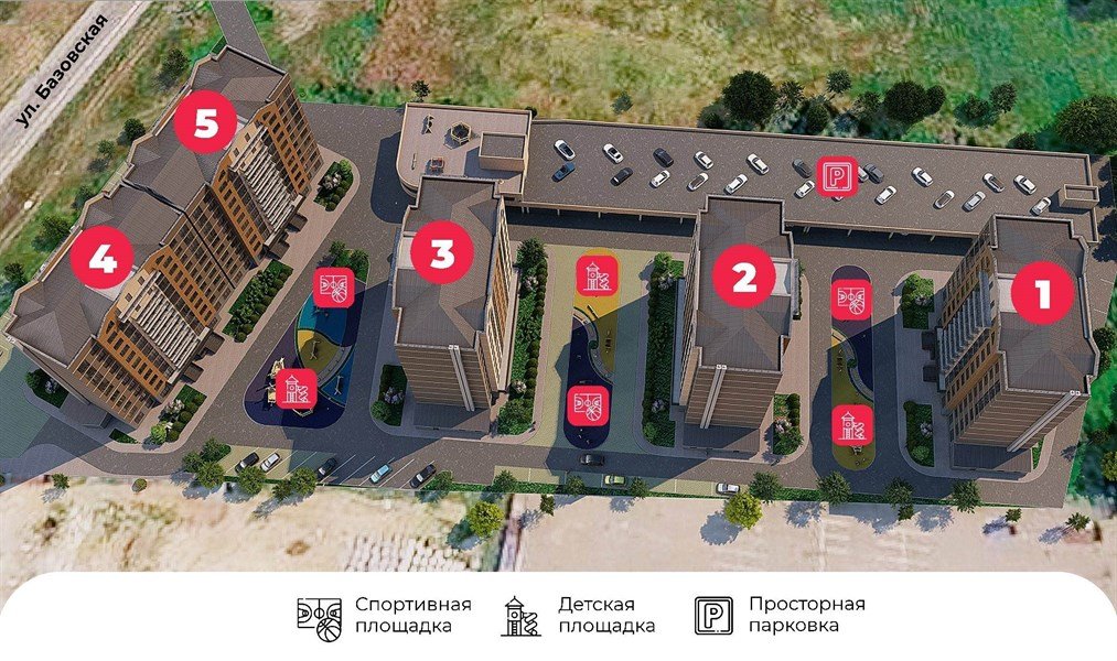 Фото №2: 1-комнатная квартира 32 м² - Новая Адыгея, мкр. жилой комплекс Ритм