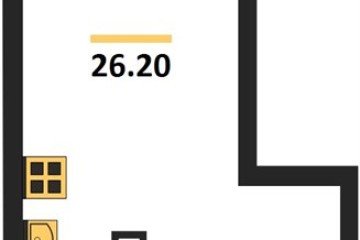 Фото №1: Студия 26 м² - Краснодар, мкр. Прикубанский внутригородской округ, 