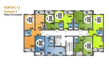 Фото №5: Студия 22 м² - Берёзовый, мкр. жилой комплекс Молодёжный-2, ул. имени Профессора Малигонова, 42/2к1