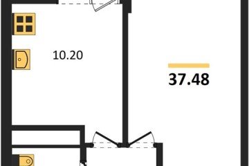 Фото №1: 1-комнатная квартира 37 м² - Краснодар, мкр. Славянский, ул. Заполярная, 39к7