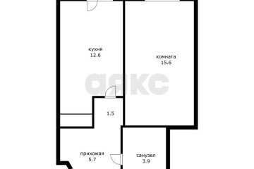 Фото №1: 1-комнатная квартира 42 м² - Краснодар, мкр. жилой комплекс Свобода, ул. Домбайская, 55