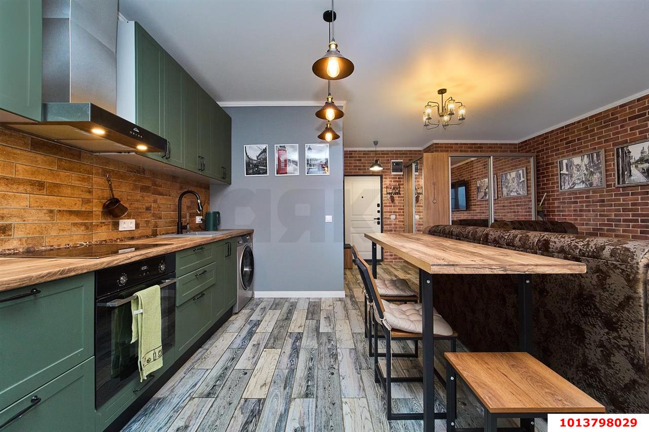 Фото №5: 1-комнатная квартира 36 м² - Краснодар, Прикубанский внутригородской округ, Калинино, Завод Радиоизмерительных Приборов, мкр. ЖК Акварели-2, ул. Тепличная, 62/1к6