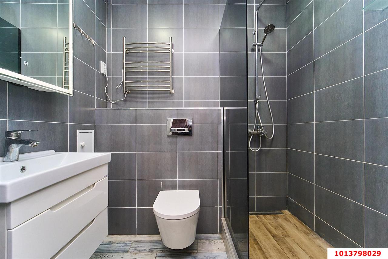 Фото №10: 1-комнатная квартира 36 м² - Краснодар, Прикубанский внутригородской округ, Калинино, Завод Радиоизмерительных Приборов, мкр. ЖК Акварели-2, ул. Тепличная, 62/1к6