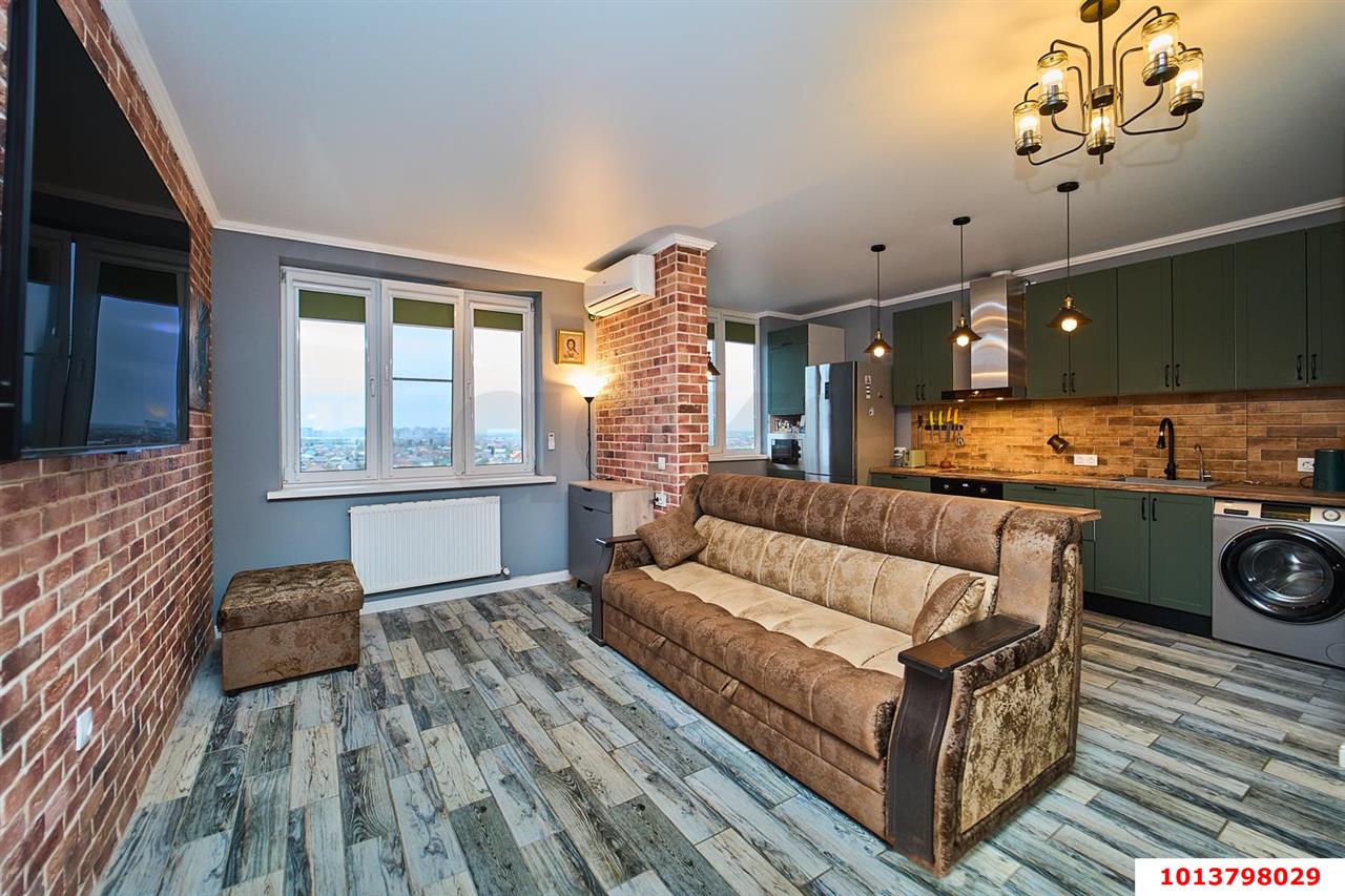 Фото №3: 1-комнатная квартира 36 м² - Краснодар, Прикубанский внутригородской округ, Калинино, Завод Радиоизмерительных Приборов, мкр. ЖК Акварели-2, ул. Тепличная, 62/1к6