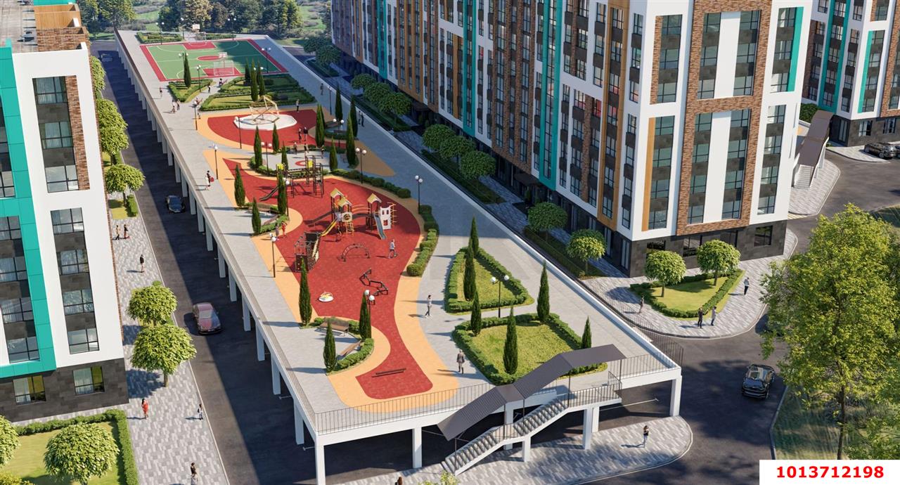 Фото №2: 1-комнатная квартира 43 м² - Краснодар, жилой комплекс Западный Город, ул. Крылатская, 17/1