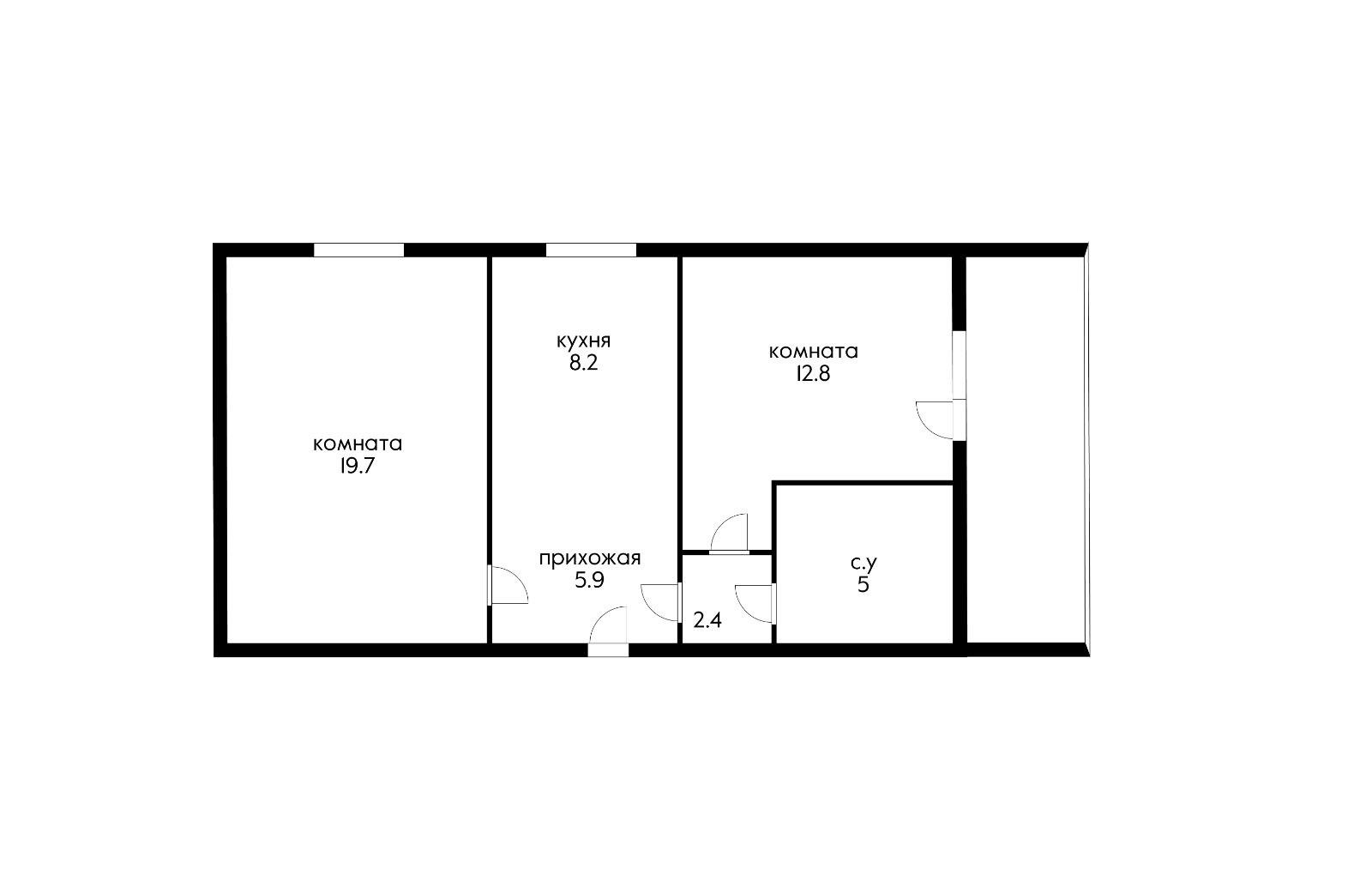 Фото №1: 2-комнатная квартира 58 м² - Краснодар, мкр. Западный внутригородской округ, ул. Шоссе Нефтяников, 37/5