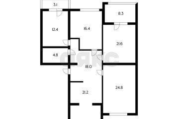 Фото №1: 4-комнатная квартира 130 м² - Краснодар, мкр. Табачная Фабрика, ул. Академика Пустовойта, 6