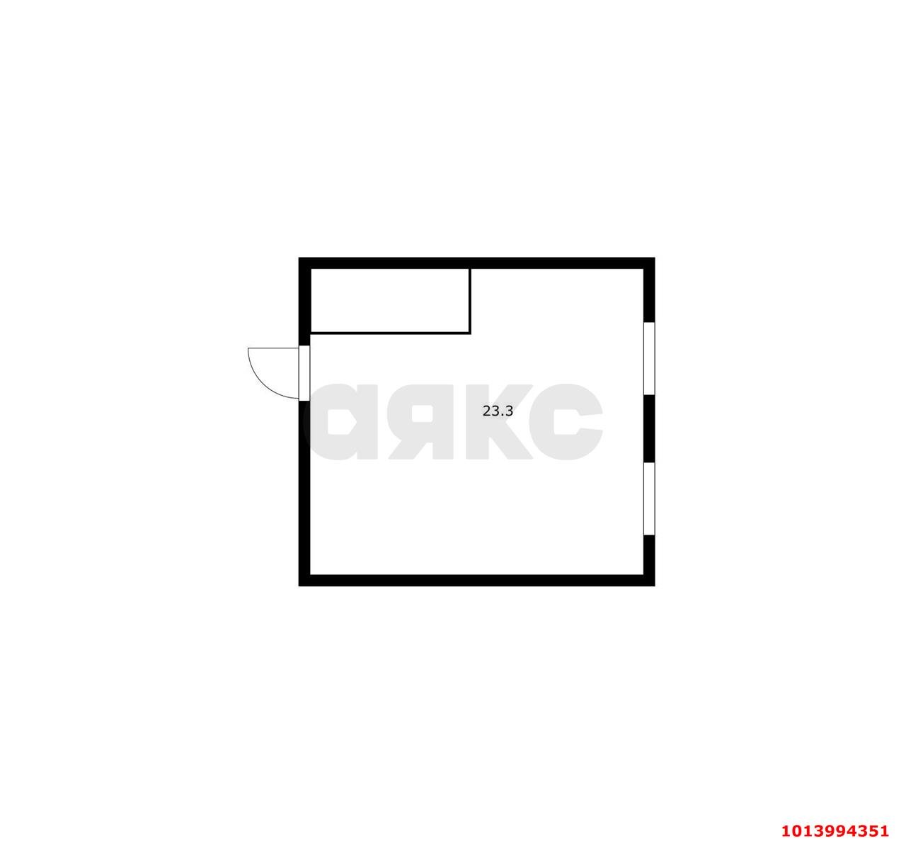 Фото №3: Студия 23 м² - Краснодар, Музыкальный, ул. Московская, 116/2