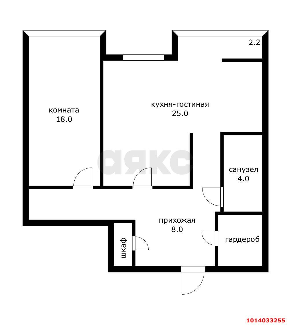 Фото №15: 2-комнатная квартира 58 м² - Краснодар, Карасунский внутригородской округ, мкр. Камвольно-суконный Комбинат, ул. Сормовская, 9
