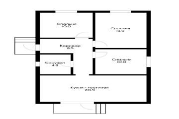 Фото №3: Дом 71 м² - Краснодар, п. коттеджный  Изумрудный Город, ул. имени Героя Романа Филипова, 40