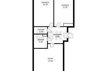 Фото №3: 2-комнатная квартира 58 м² - Краснодар, мкр. Музыкальный, ул. Российская, 257/8