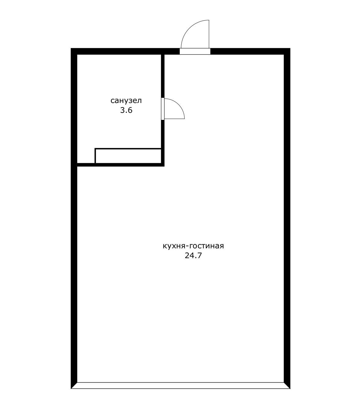 Фото №3: Студия 28 м² - Краснодар, Прикубанский внутригородской округ, мкр. жилой комплекс Самолёт-6, ул. Ивана Беличенко, 92к3
