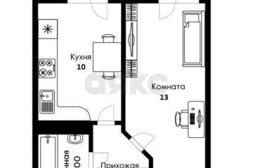 Фото №1: 1-комнатная квартира 33 м² - Краснодар, мкр. жилой комплекс Дыхание, ул. Лётчика Позднякова, 2к6