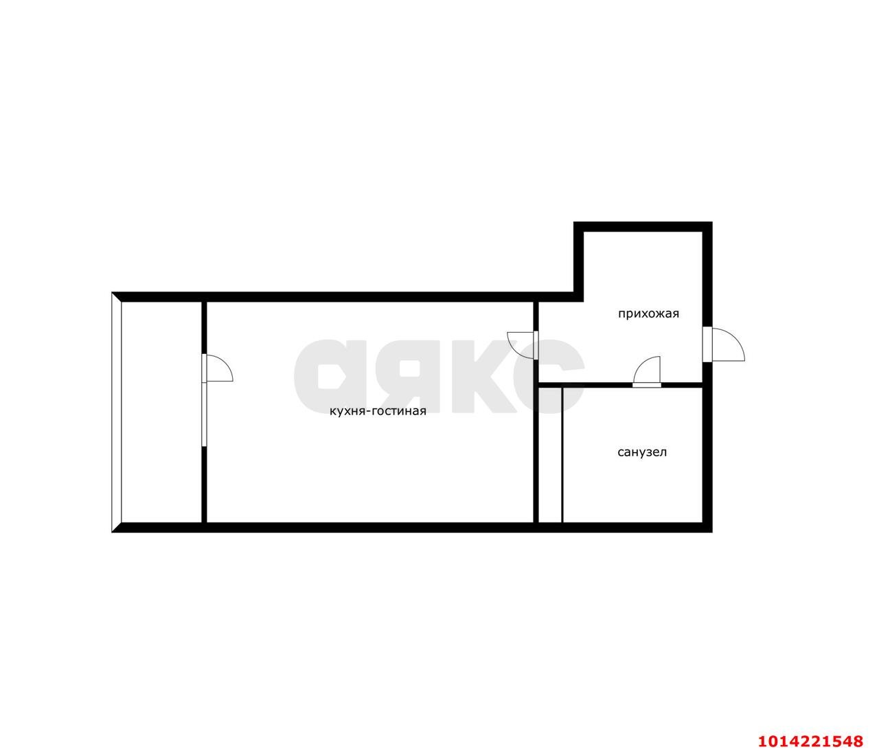 Фото №10: Студия 24 м² - Краснодар, Молодёжный, ул. Дубравная, 1