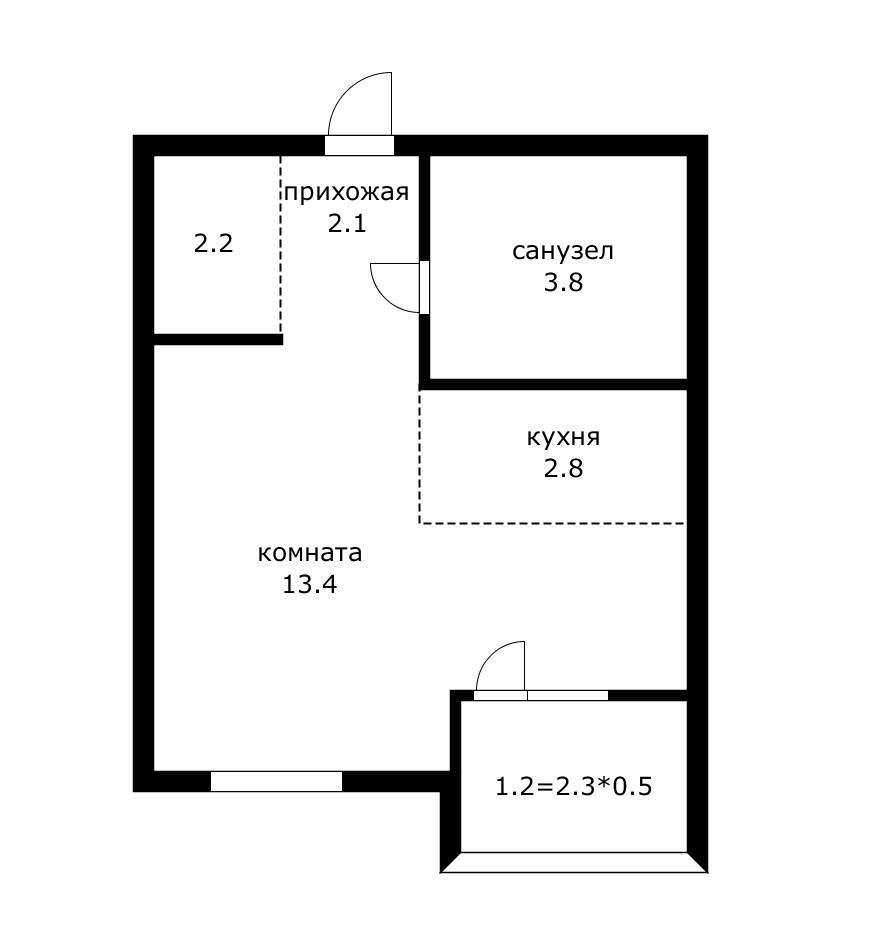 Фото №9: Студия 24 м² - Краснодар, Прикубанский внутригородской округ, мкр. жилой комплекс Спортивная Деревня, ул. имени Генерала Корнилова, 14