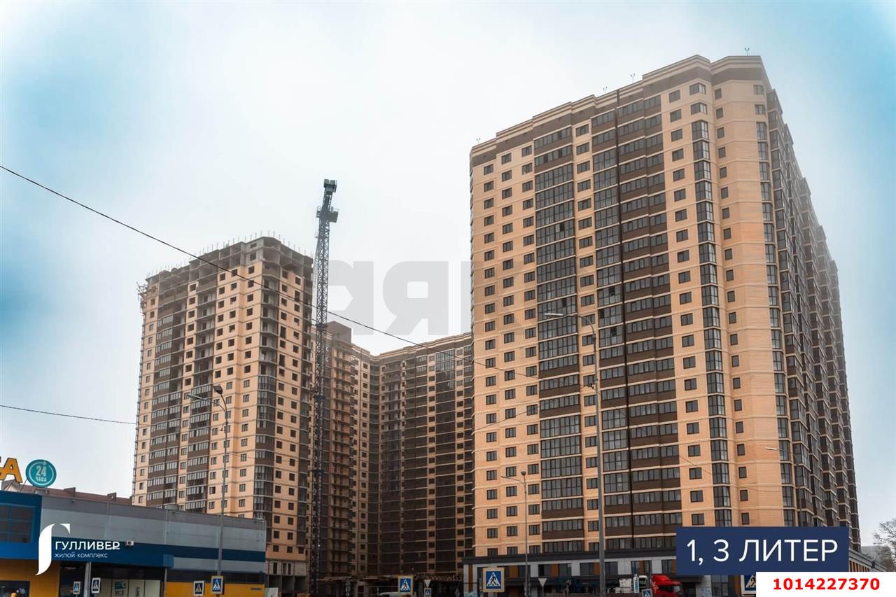 Фото №1: 2-комнатная квартира 54 м² - Краснодар, Прикубанский внутригородской округ, Завод Радиоизмерительных Приборов, мкр. Музыкальный, ул. Российская, 257/7