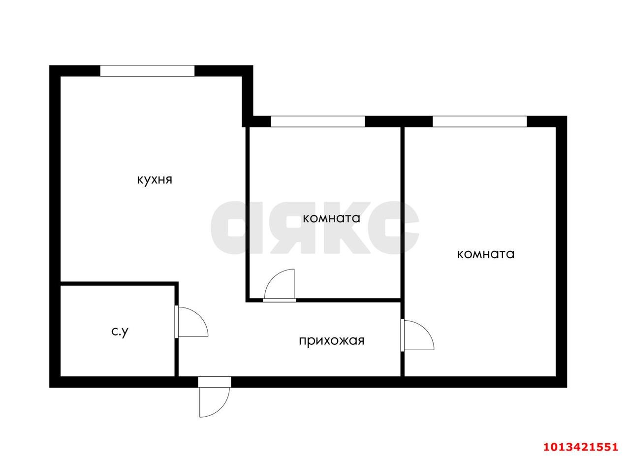 Фото №11: 2-комнатная квартира 59 м² - Краснодар, жилой комплекс Красная площадь, ул. Кореновская, 57к1