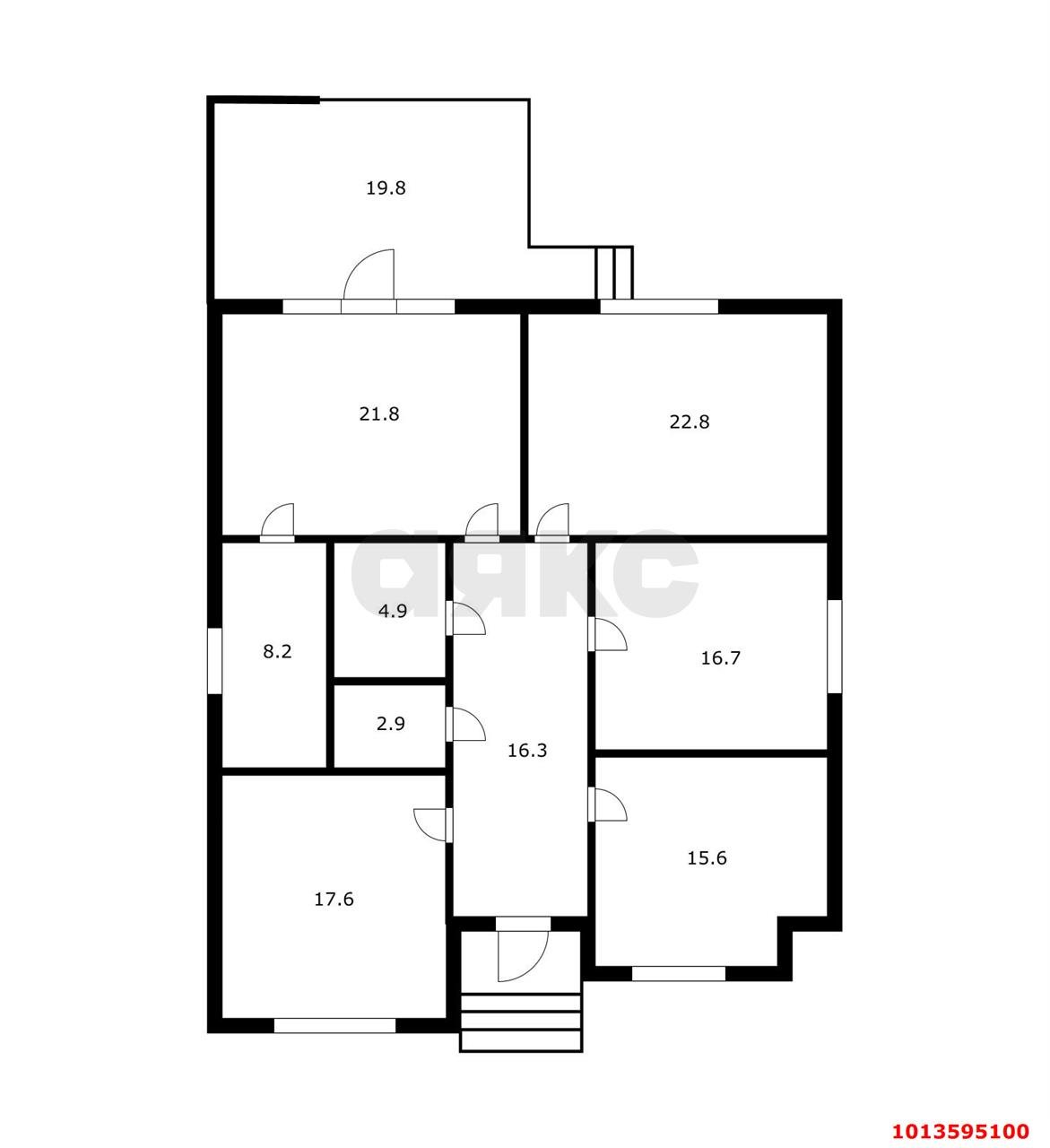 Фото №12: Дом 134 м² + 6.7 сот. - Старобжегокай, ул. Гагарина, 37