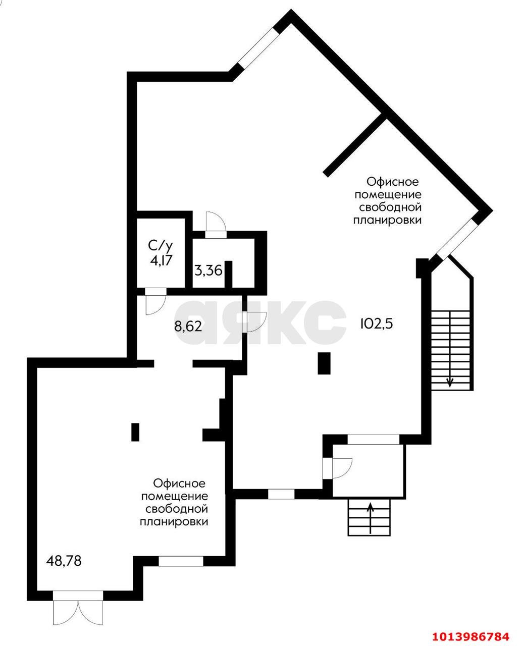 Фото №8: Торговое помещение 168 м² - Краснодар, жилой комплекс Авиатор, ул. имени Валерия Гассия, 2