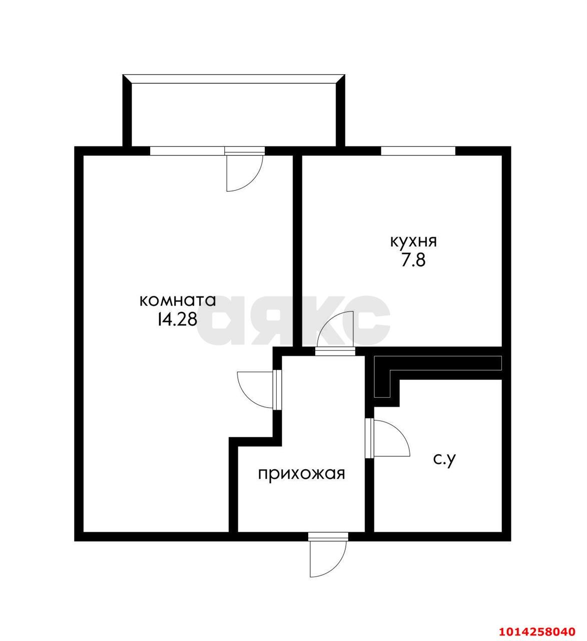 Фото №1: 1-комнатная квартира 30 м² - Энем, пер. Ильницкого, 3