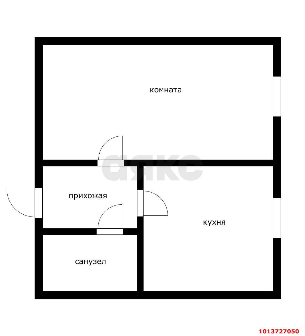 Фото №8: 1-комнатная квартира 29 м² - Знаменский, Карасунский внутригородской округ, ул. Виноградная, 2/1