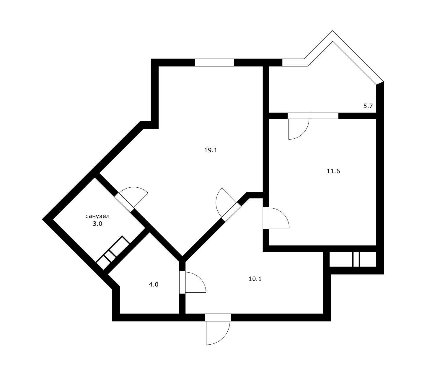 Фото №1: 1-комнатная квартира 48 м² - Краснодар, Прикубанский внутригородской округ, мкр. 2-я Площадка, ул. Ветеранов, 85к5