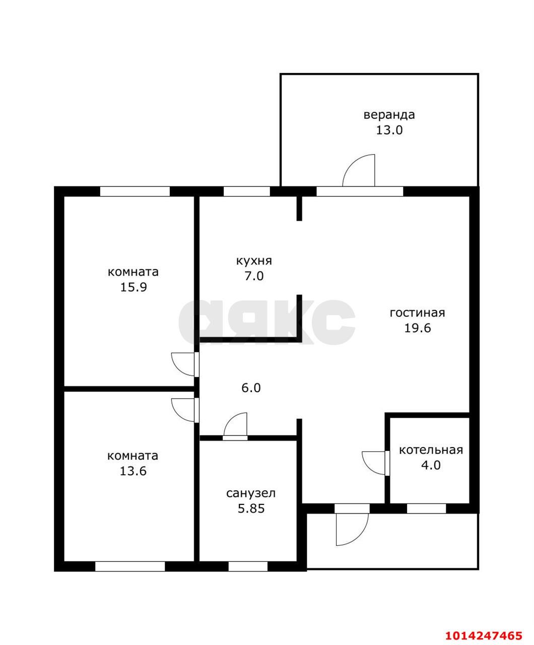 Фото №2: Дом 78 м² + 5.4 сот. - Елизаветинская, некоммерческое  Ветеран, ул. Яблоневая