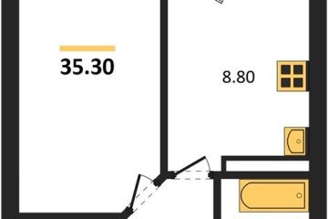 Фото №1: 1-комнатная квартира 35 м² - Горячий Ключ, мкр. Городская Больница, ул. Ярославского, 100В
