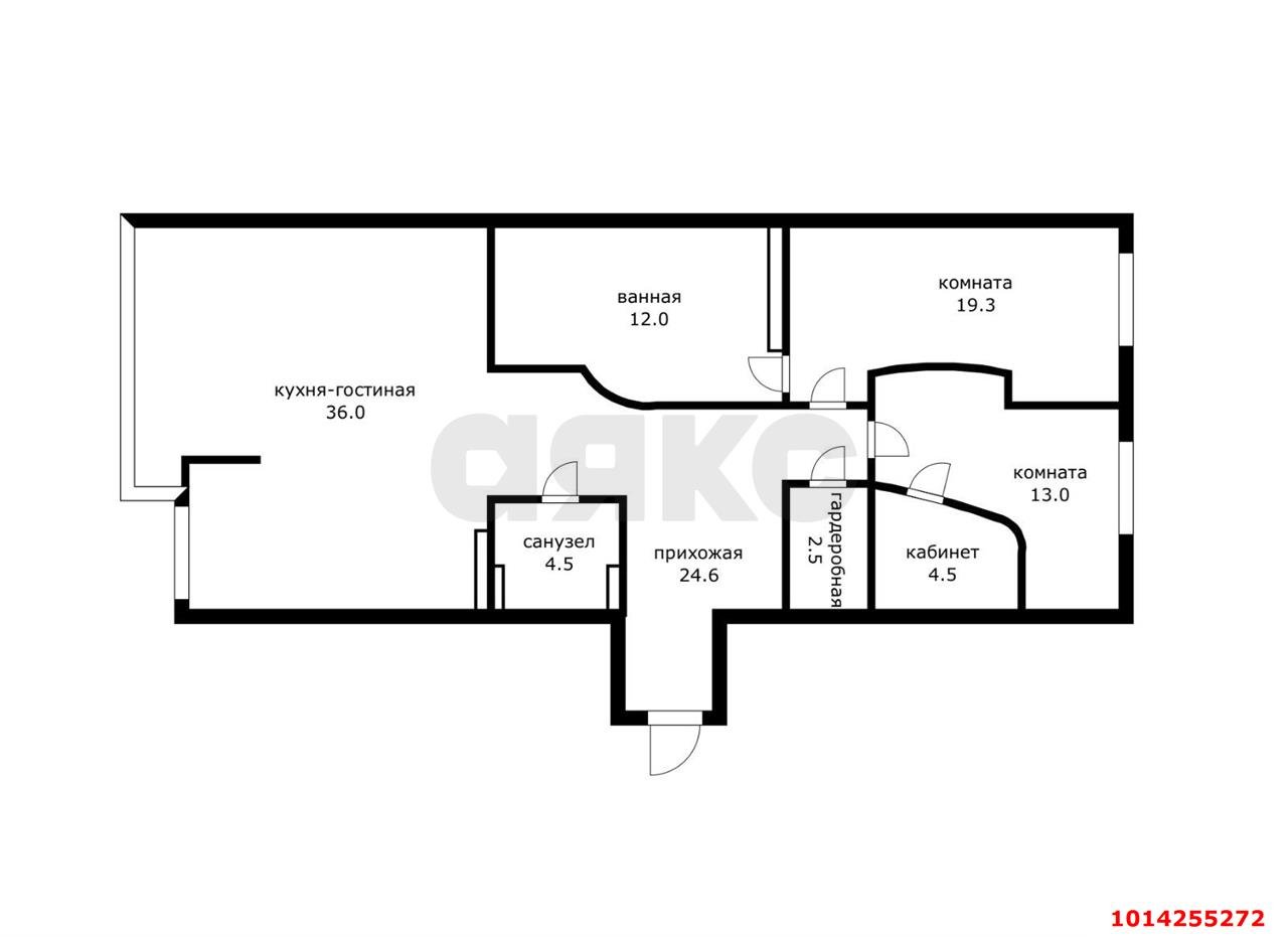 Фото №21: 3-комнатная квартира 120 м² - Краснодар, Фестивальный, 