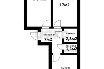Фото №2: 2-комнатная квартира 65 м² - Краснодар, мкр. Славянский, ул. Заполярная, 39к6
