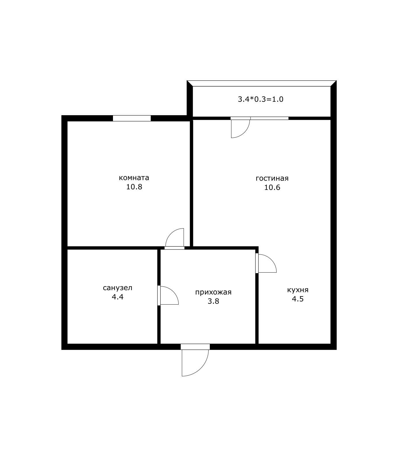 Фото №1: 1-комнатная квартира 34 м² - Краснодар, Прикубанский внутригородской округ, мкр. жилой комплекс Ракурс, ул. имени Героя Ростовского, 8