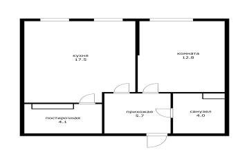 Фото №1: 1-комнатная квартира 44 м² - Краснодар, мкр. Догма Парк, ул. Марины Цветаевой, 2