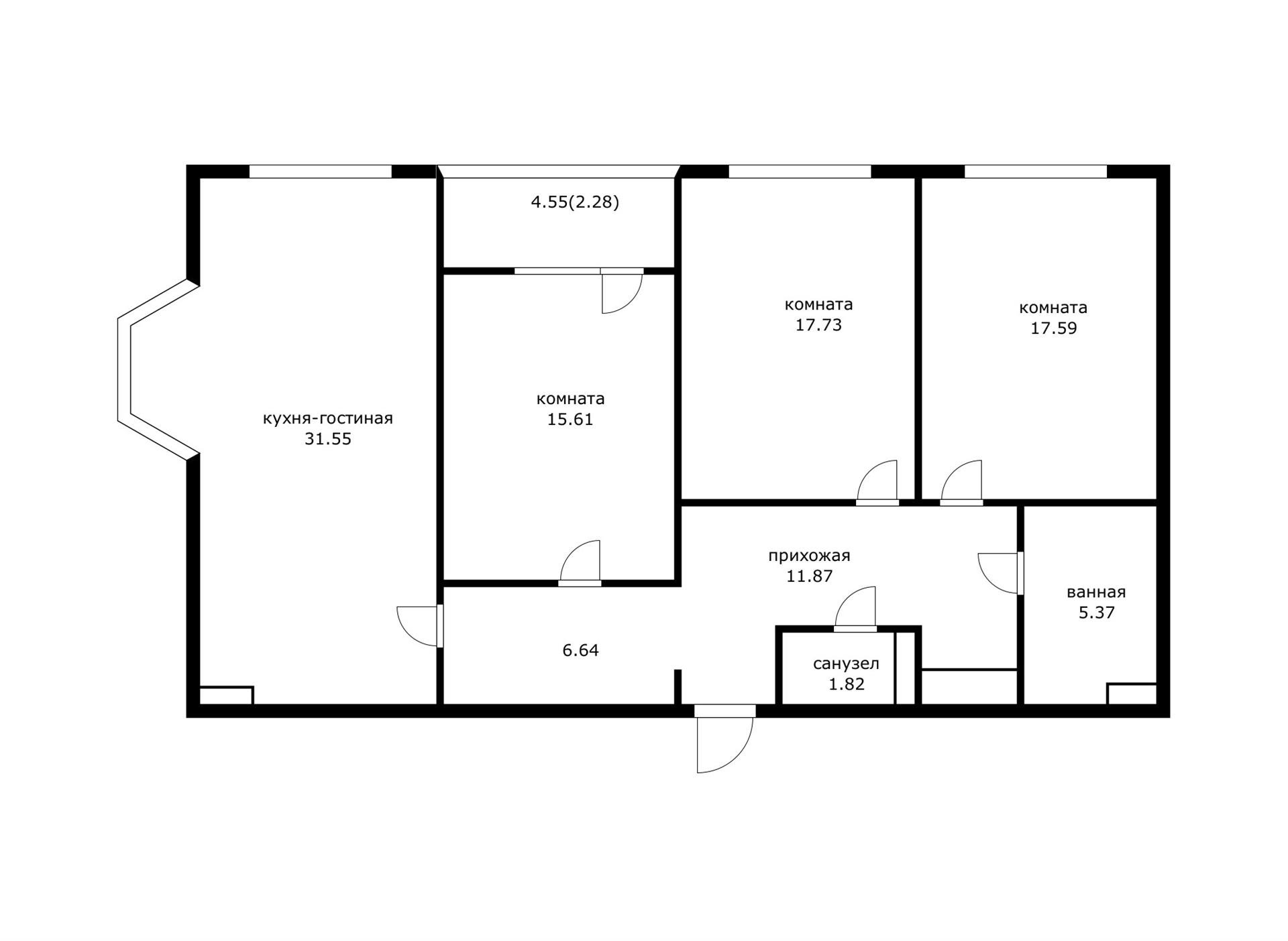 Фото №9: 3-комнатная квартира 111 м² - Краснодар, мкр. Западный внутригородской округ, ул. Строителей, 21